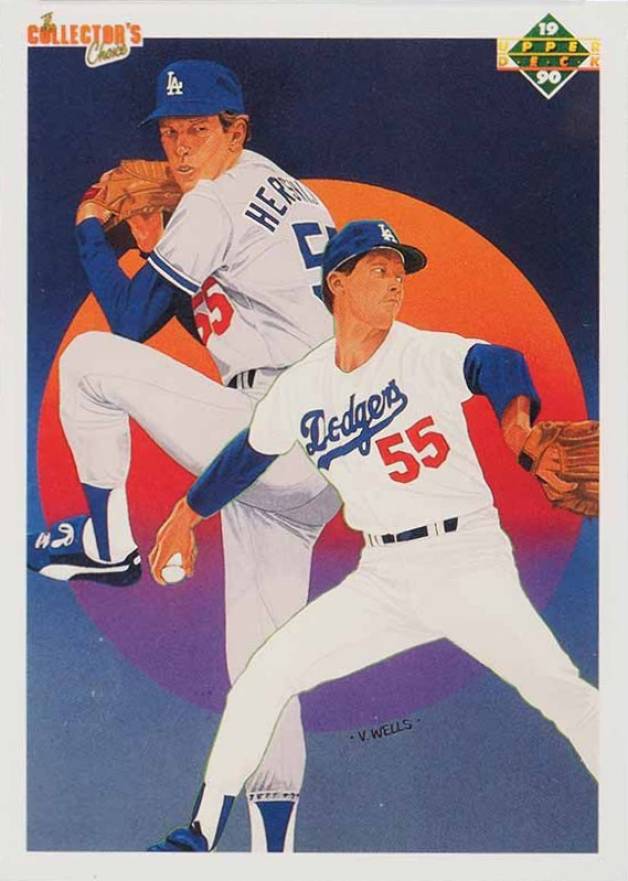 1990 Upper Deck Checklist:Orel Hershiser #10 Baseball Card