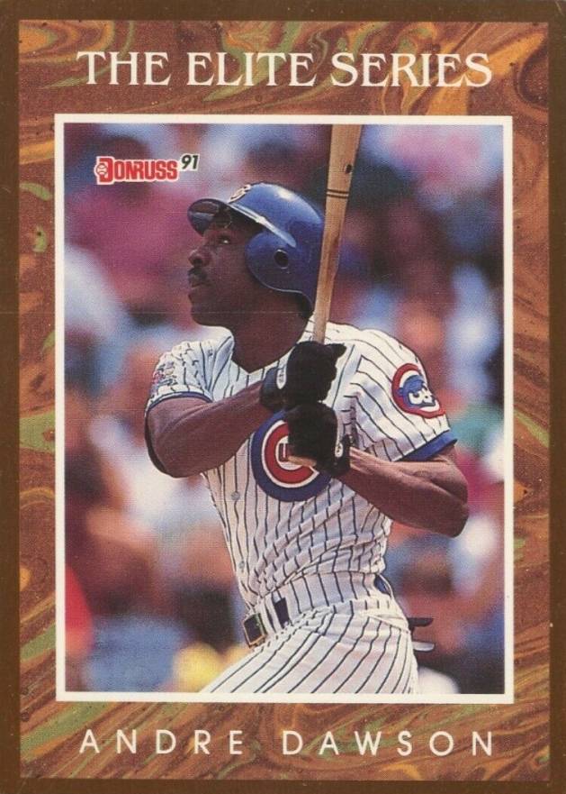 1991 Donruss Elite Andre Dawson #4 Baseball Card