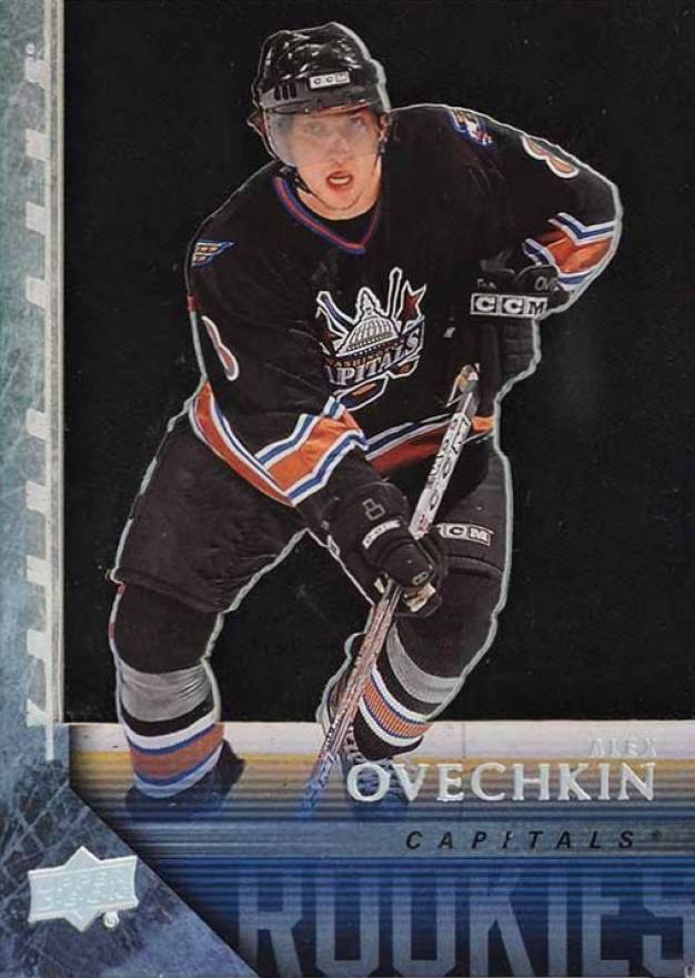 2017 Upper Deck Retro Young Guns Acetate Alex Ovechkin #443 Hockey Card