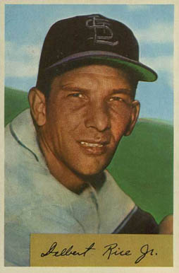 1954 Bowman Del Rice #30 Baseball Card