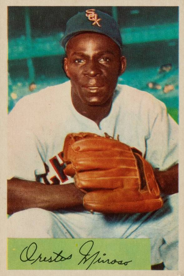 1954 Bowman Orestes Minoso #38a Baseball Card