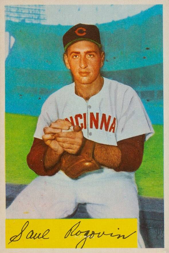 1954 Bowman Saul Rogovin #140a Baseball Card