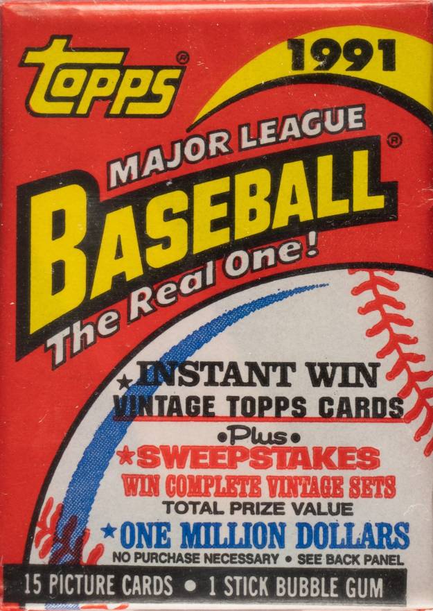 1991 Topps Desert Shield Wax Pack #WP Baseball Card