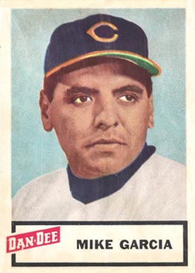 1954 Dan-Dee Potato Chips Mike Garcia # Baseball Card