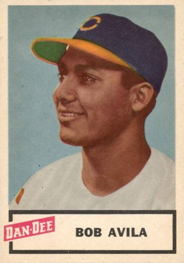 1954 Dan-Dee Potato Chips Bob Avila # Baseball Card