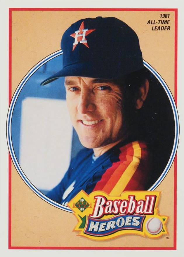 1991 Upper Deck Nolan Ryan Heroes Nolan Ryan #14 Baseball Card