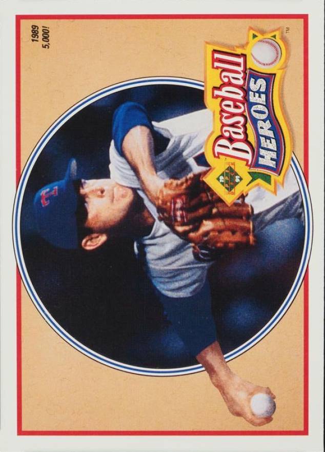 1991 Upper Deck Nolan Ryan Heroes Nolan Ryan #15 Baseball Card