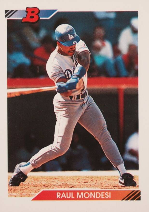 1992 Bowman Raul Mondesi #64 Baseball Card