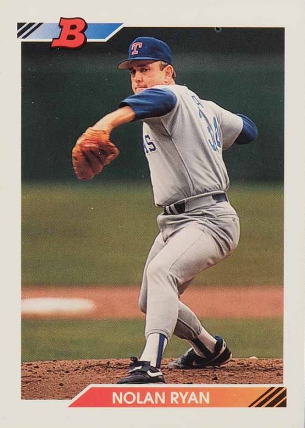 1992 Bowman Nolan Ryan #222 Baseball Card