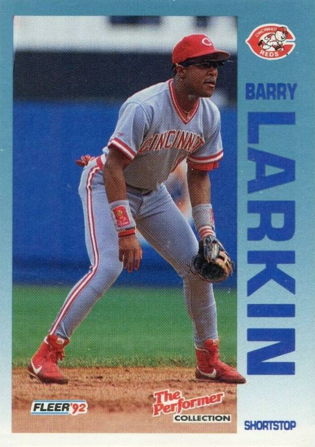 1992 Fleer 7-Eleven/Citgo Barry Larkin #14 Baseball Card