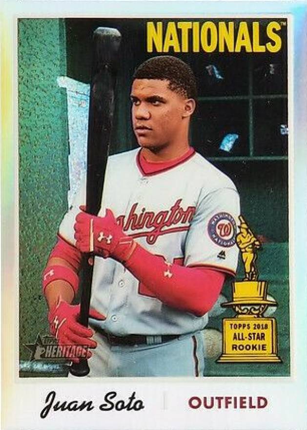 2019 Topps Heritage Juan Soto #481 Baseball Card