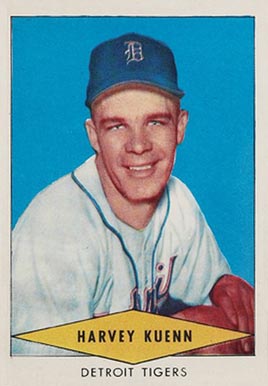 1954 Red Heart Dog Food Harvey Kuenn #15 Baseball Card