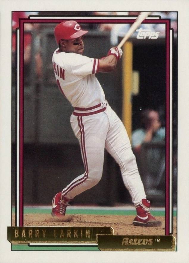1992 Topps Gold Barry Larkin #465 Baseball Card