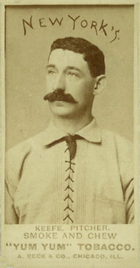 1888 Yum Yum Tobacco KEEFE. PITCHER. # Baseball Card