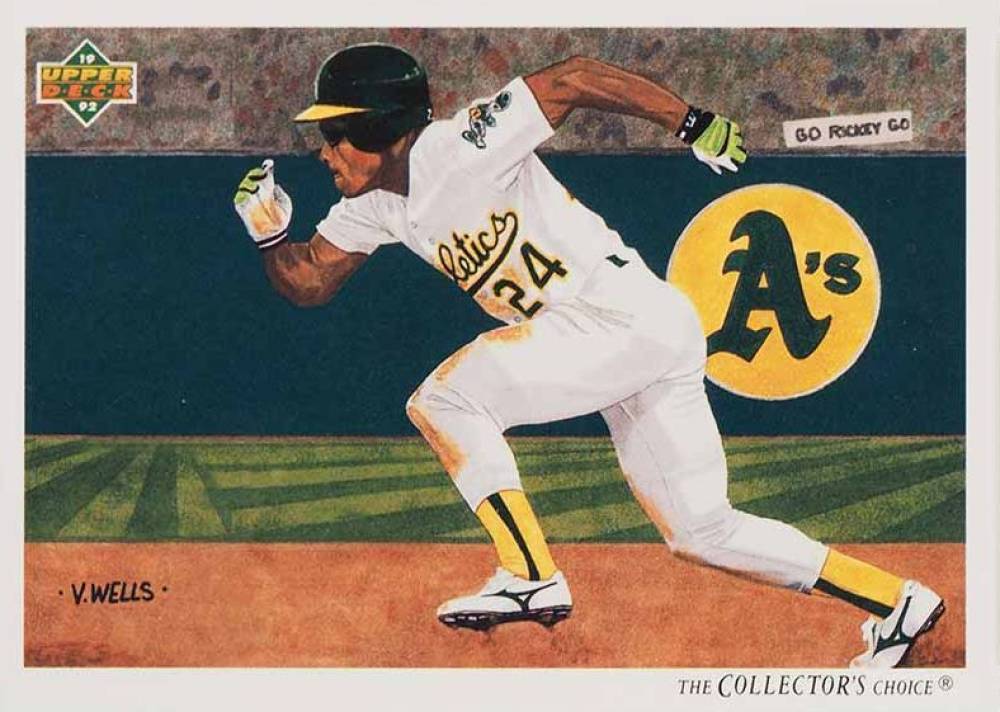 1992 Upper Deck Rickey Henderson TC #90 Baseball Card