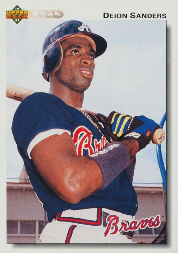 1992 Upper Deck Deion Sanders #247 Baseball Card