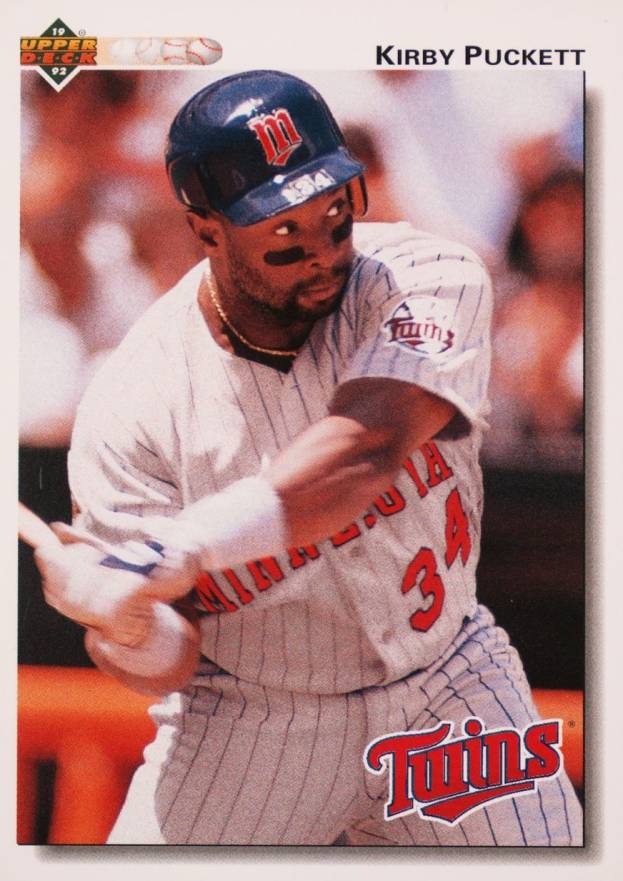 1992 Upper Deck Kirby Puckett #254 Baseball Card