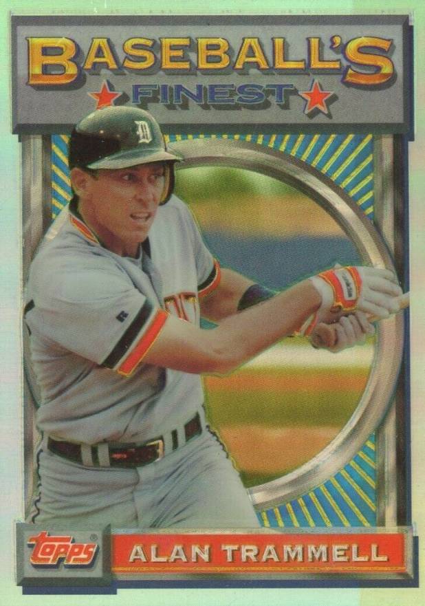 1993 Finest Alan Trammell #18 Baseball Card