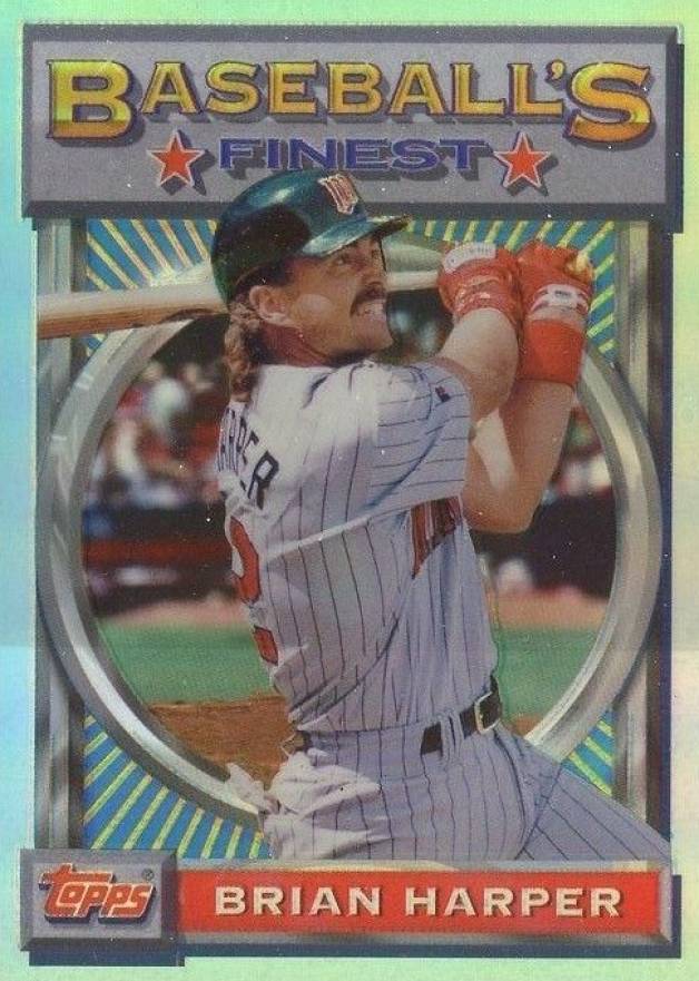 1993 Finest Brian Harper #51 Baseball Card