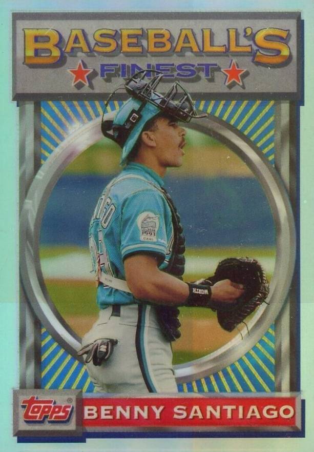1993 Finest Benito Santiago #138 Baseball Card
