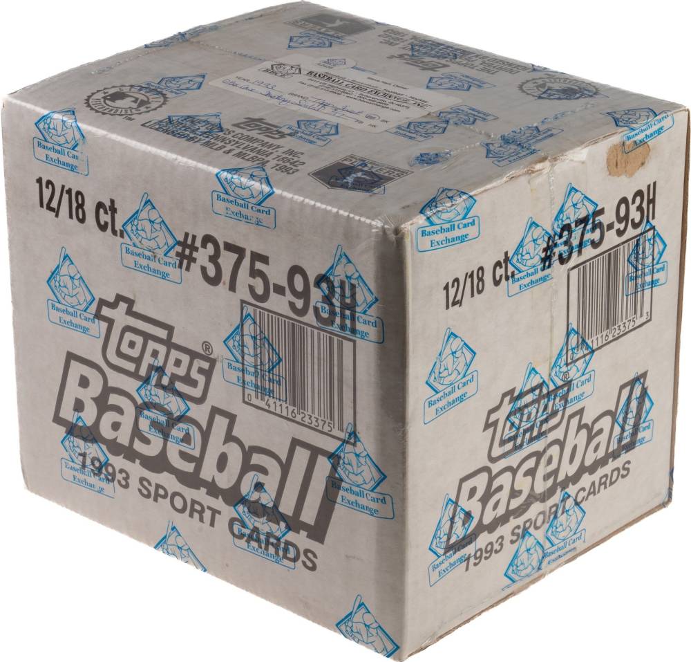 1993 Finest Factory Sealed Set Case #FSSC Baseball Card