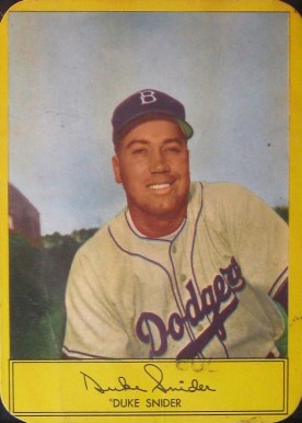 1954 Stahl-Meyer Franks Duke Snider # Baseball Card