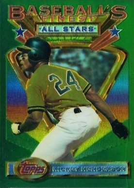 1993 Finest Rickey Henderson #86 Baseball Card