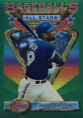 1993 Finest Joe Carter #94 Baseball Card