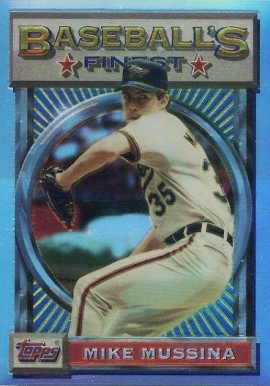 1993 Finest Mike Mussina #157 Baseball Card