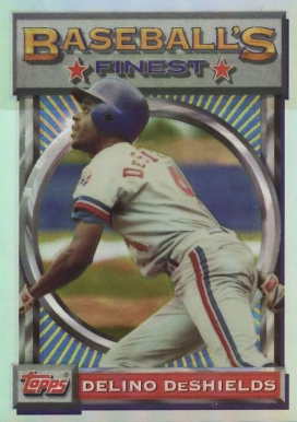 1993 Finest Delino DeShields #168 Baseball Card