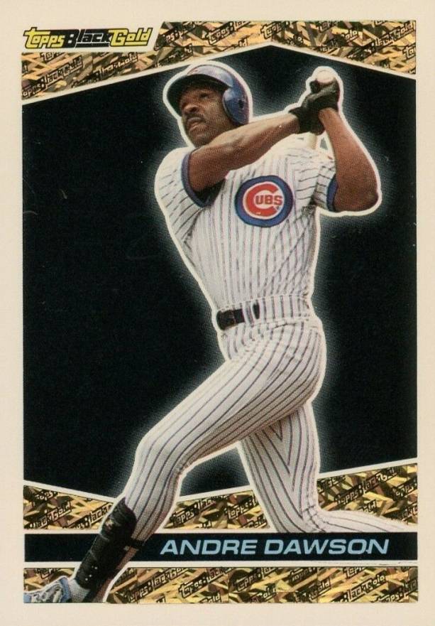 1993 Topps Black Gold Andre Dawson #4 Baseball Card