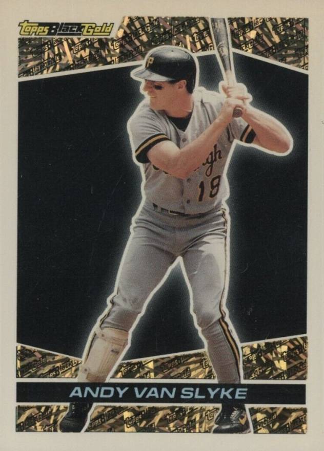 1993 Topps Black Gold Andy Van Slyke #21 Baseball Card