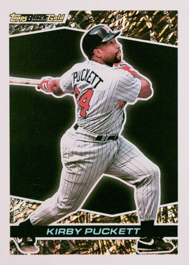 1993 Topps Black Gold Kirby Puckett #40 Baseball Card