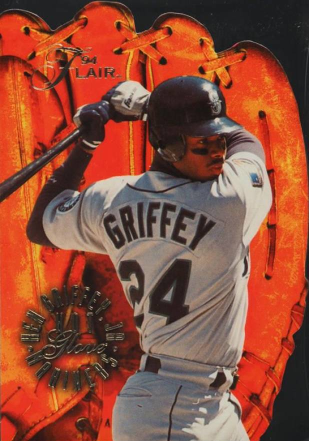 1994 Flair Hot Gloves Ken Griffey Jr. #3 Baseball Card