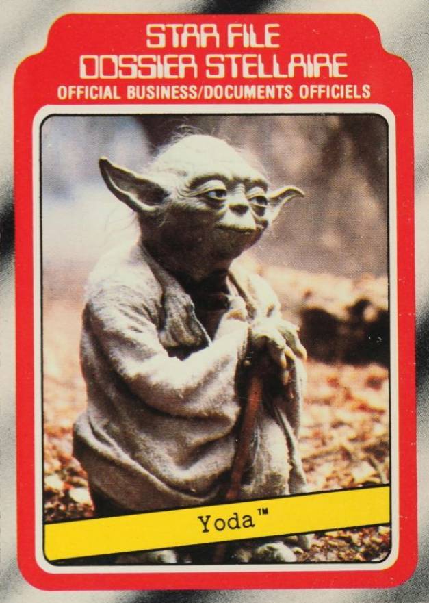 1980 Star Wars OPC Empire Strikes Back Yoda #9 Non-Sports Card