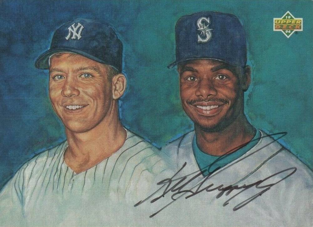 1994 Upper Deck Ken Griffey Jr./Mickey Mantle # Baseball Card