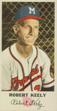 1954 Johnston Cookies Braves Robert Keely #35 Baseball Card