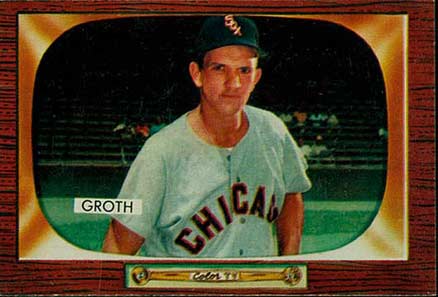 1955 Bowman Johnny Groth #117 Baseball Card