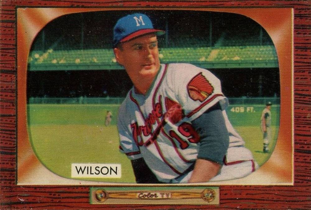 1955 Bowman Jim Wilson #253 Baseball Card