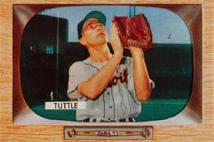 1955 Bowman Bill Tuttle #35 Baseball Card