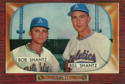 1955 Bowman Billy & Bobby Shantz #139 Baseball Card