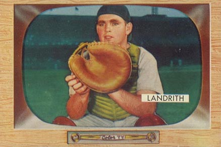 1955 Bowman Hobie Landrith #50 Baseball Card