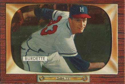 1955 Bowman Lew Burdette #70 Baseball Card