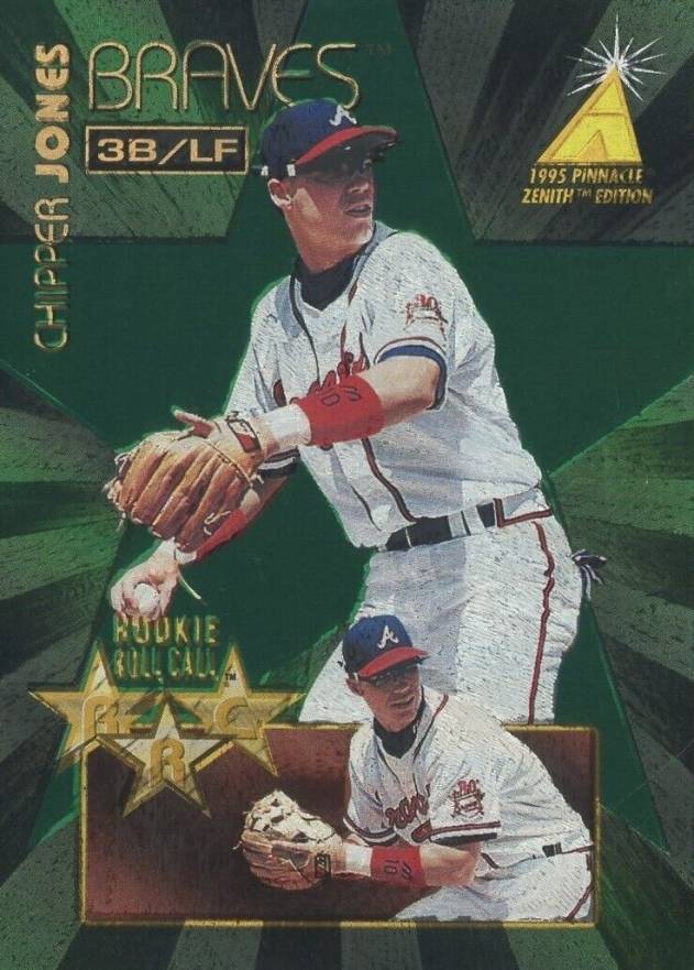 1995 Zenith Rookie Roll Call Chipper Jones #3 Baseball Card