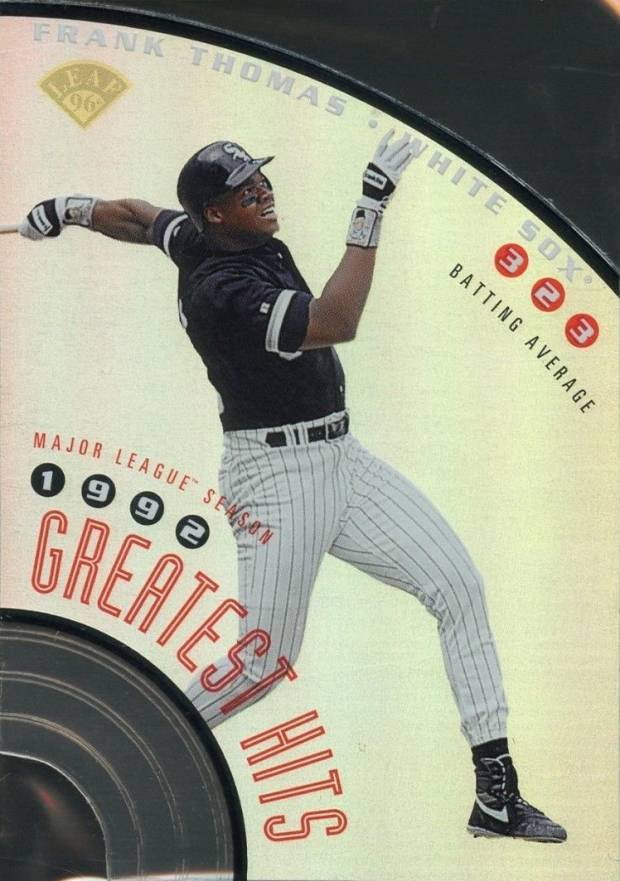 1996 Leaf Frank Thomas Greatest Hits Frank Thomas #3 Baseball Card