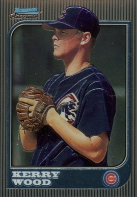 1997 Bowman Chrome Kerry Wood #183 Baseball Card