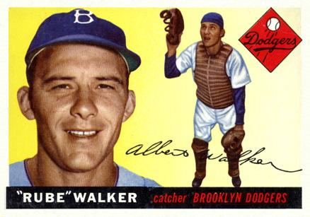 1955 Topps Rube Walker #108 Baseball Card