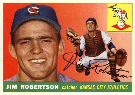 1955 Topps Jim Robertson #177 Baseball Card