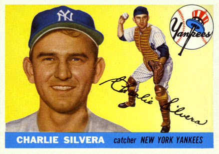 1955 Topps Charlie Silvera #188 Baseball Card