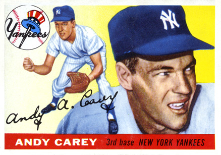 1955 Topps Andy Carey #20 Baseball Card